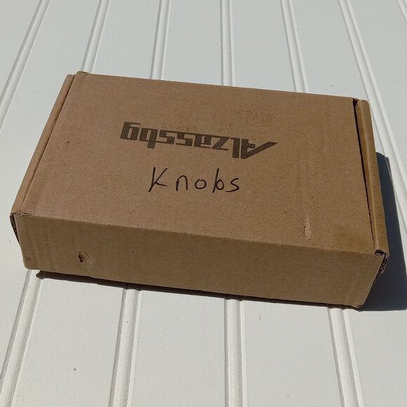 ALZASSBG 10 Pack Brushed Black Nickel Cabinet Knobs Rectangle Hardware Gray Pull - Picture 9 of 13